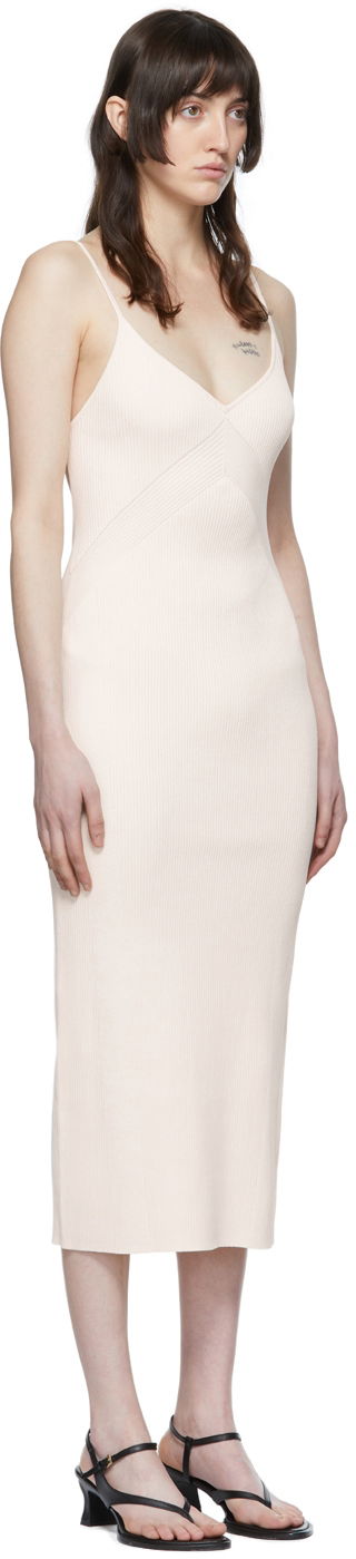 Pокля rag & bone Viscose Midi Slip Dress Бежово | WAS22P0061806, 1