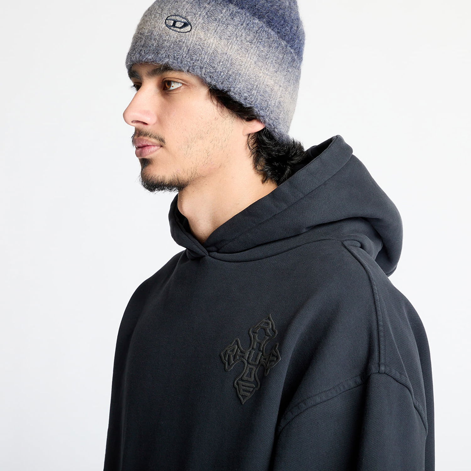Суитчър Rhude Rhude Cross Logo Vintage Hoodie Черно | RHPS25HO020122306, 1