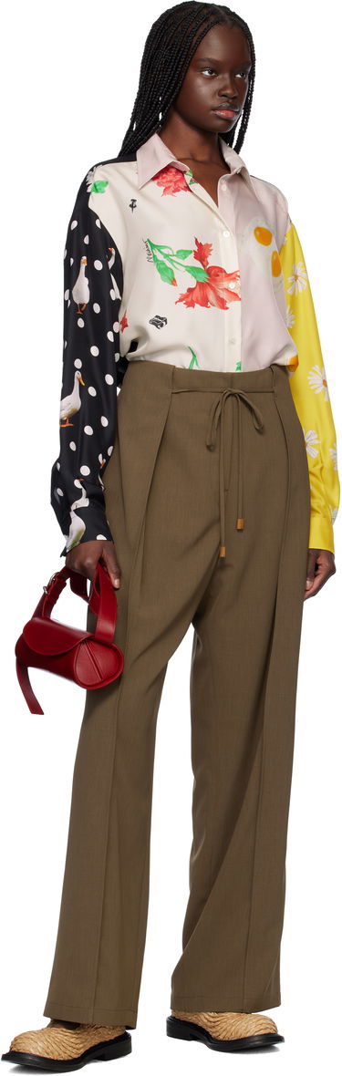 Грижа за обувките Moschino Moschino Olivia Raffia Mary Jane Loafers Бежово | MA10624C1M MX0 10A, 4