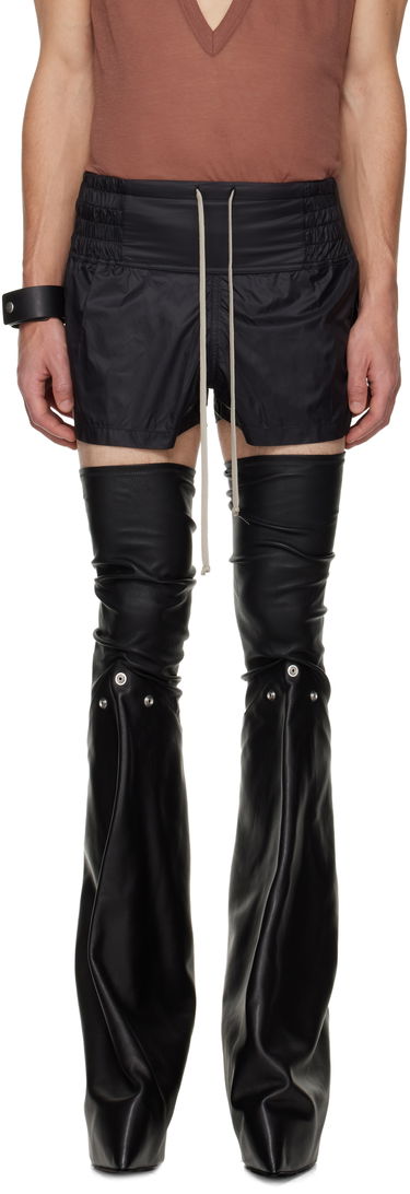 Къси панталони Rick Owens Concordians Boxing Shorts Черно | RR02E1302 NP, 0