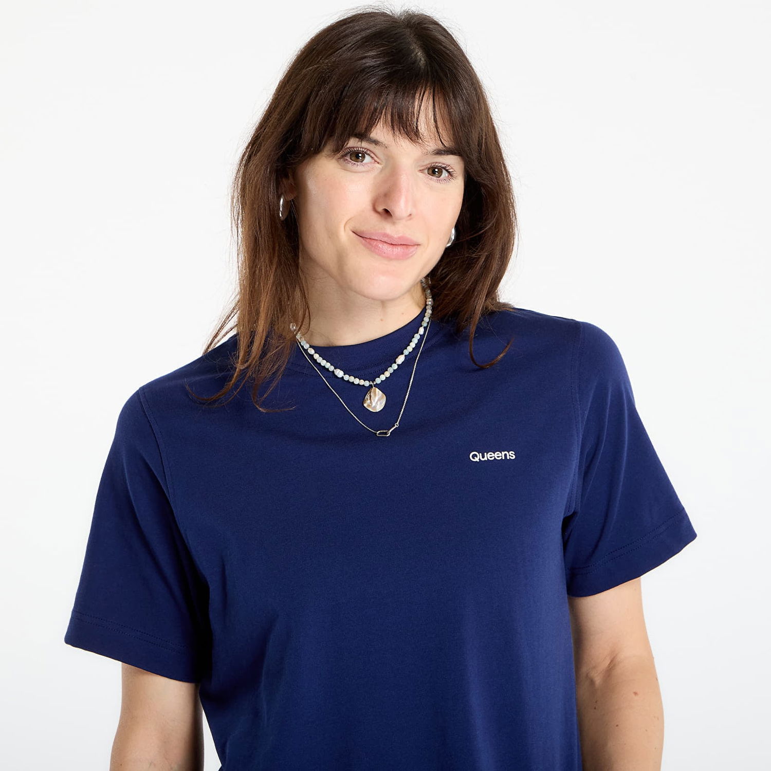 Тениска Queens T-shirt Queens Essential T-Shirt With Contrast Print 3-Pack Тъмно синьо | QNS_086, 1