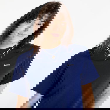 Тениска Queens T-shirt Queens Essential T-Shirt With Contrast Print 3-Pack Тъмно синьо | QNS_086, 1