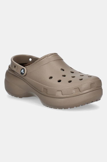 Кецове и обувки Crocs Classic Platform Lined Clogs Бежово | 207938.199, 1