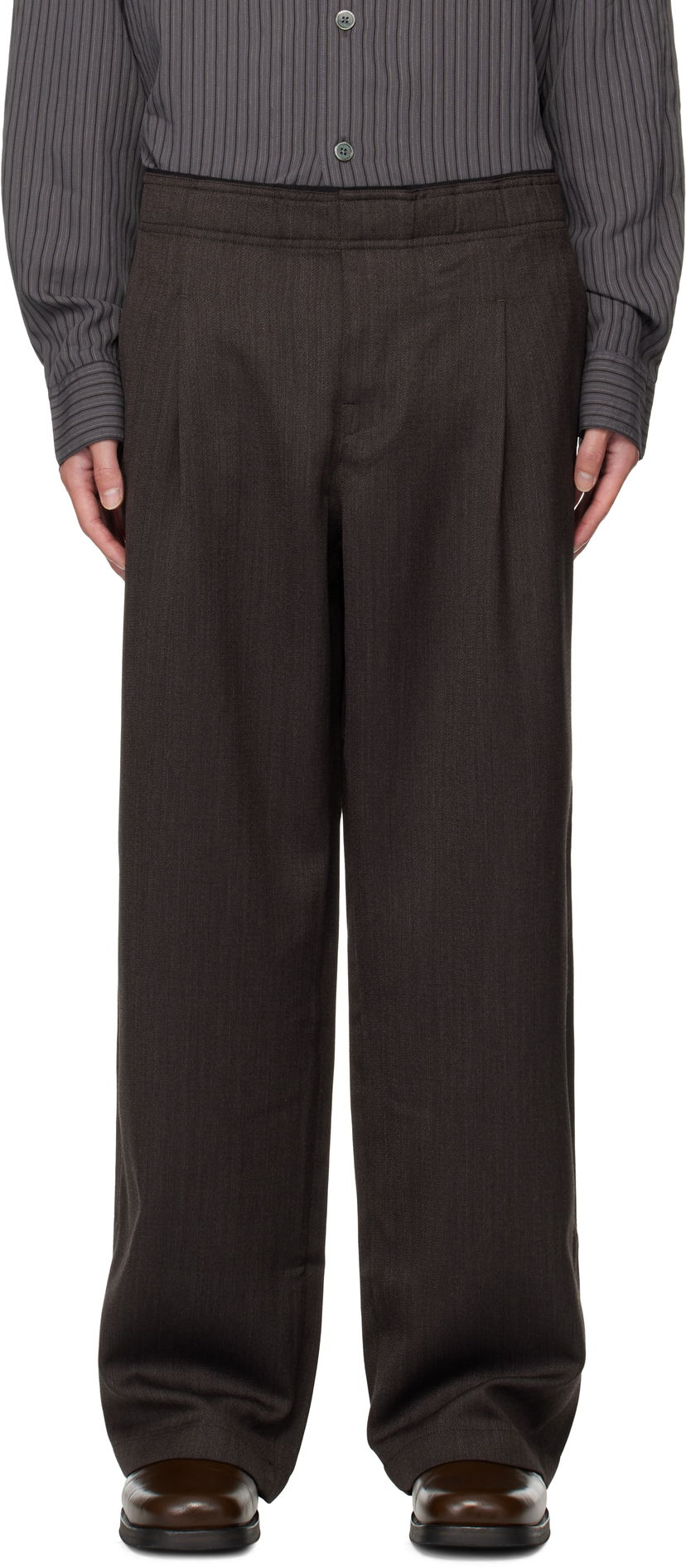 Панталони OUR LEGACY OUR LEGACY Leisure Trousers Кафяво | M4254LH
