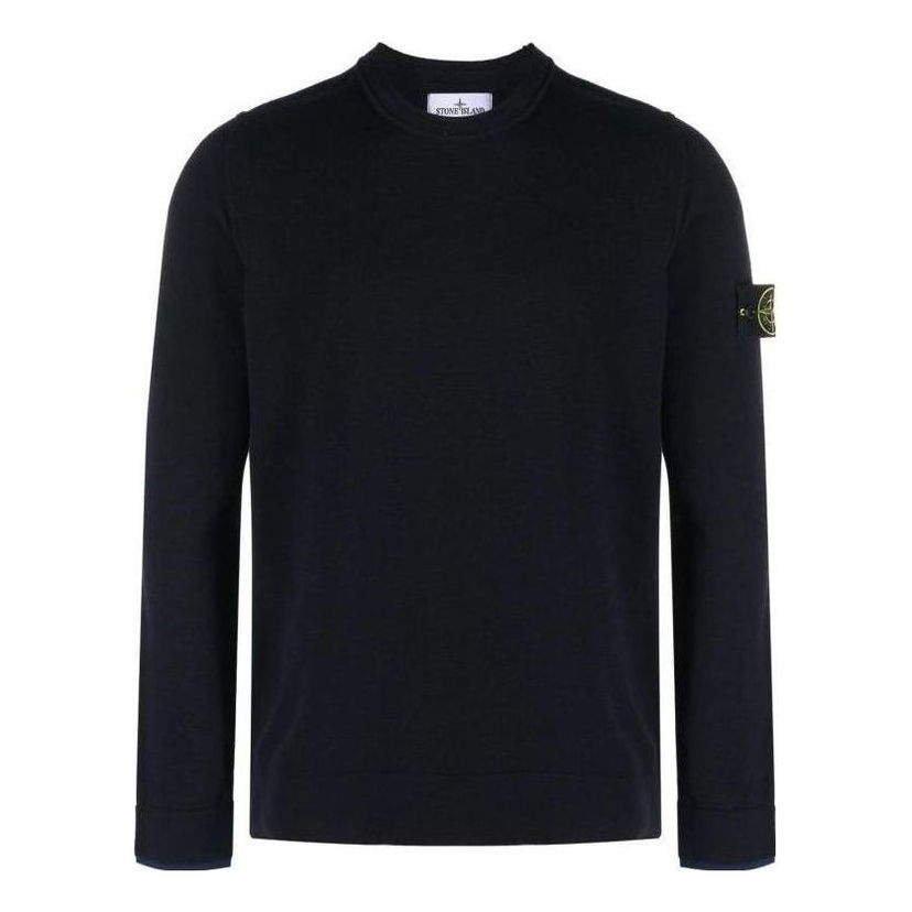 Пуловер Stone Island Wool Knit Синьо | 7915526A1-V0020