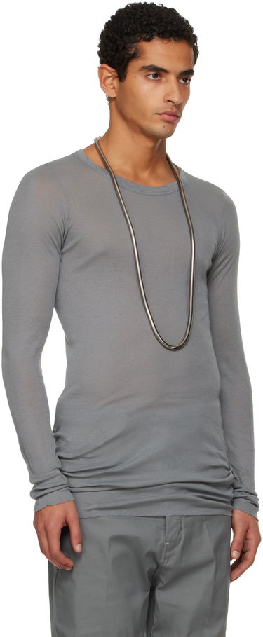 Тениска Rick Owens Rick Owens Concordians Rib Long-Sleeve T-shirt Сиво | RU02E1250 MR, 1