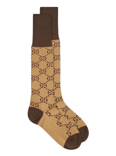 Чорапи Gucci Gg Sock Кафяво | 471093-4G592-9764