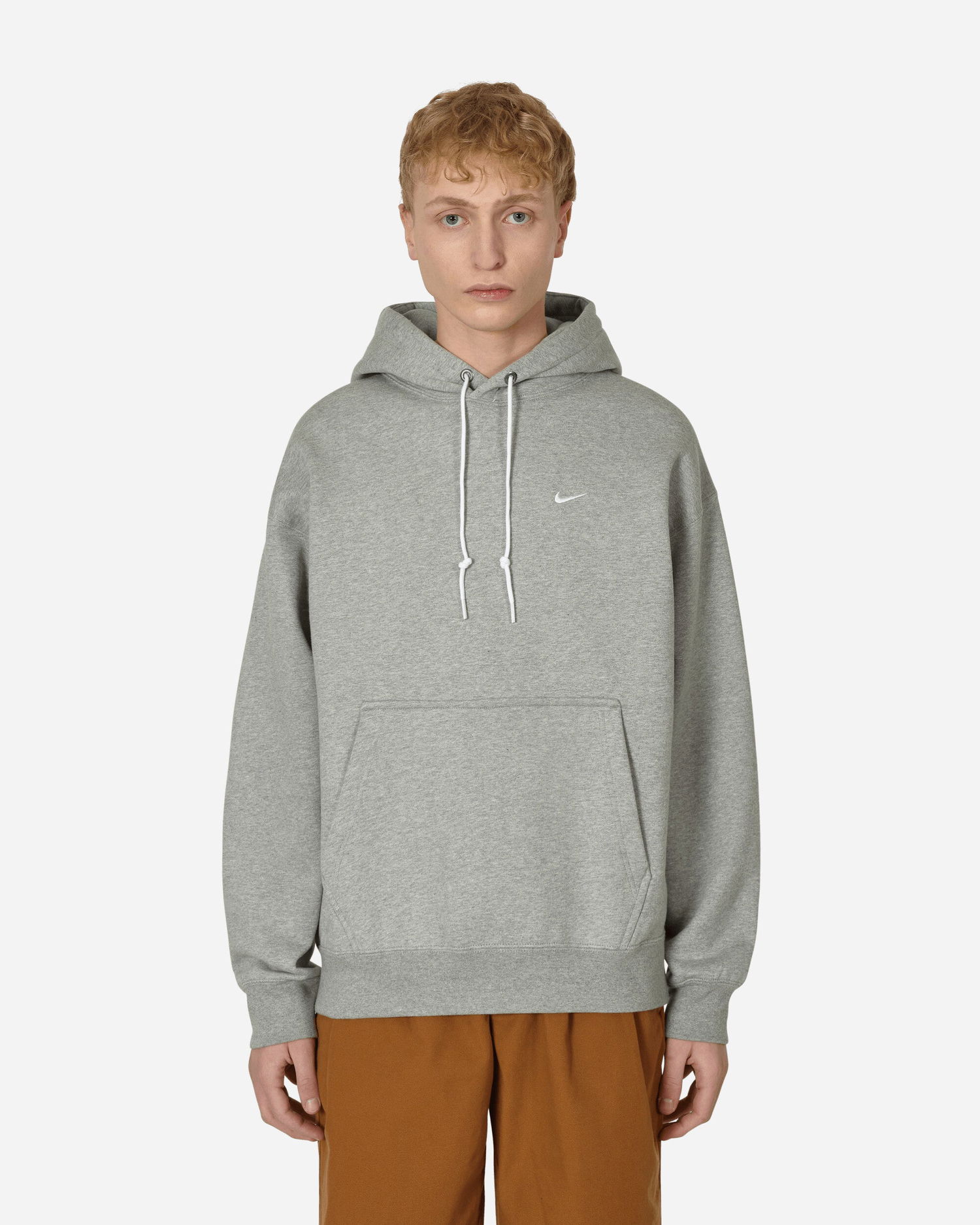 Суитчър Nike Solo Swoosh Hooded Sweatshirt Сиво | DX1355-063, 0