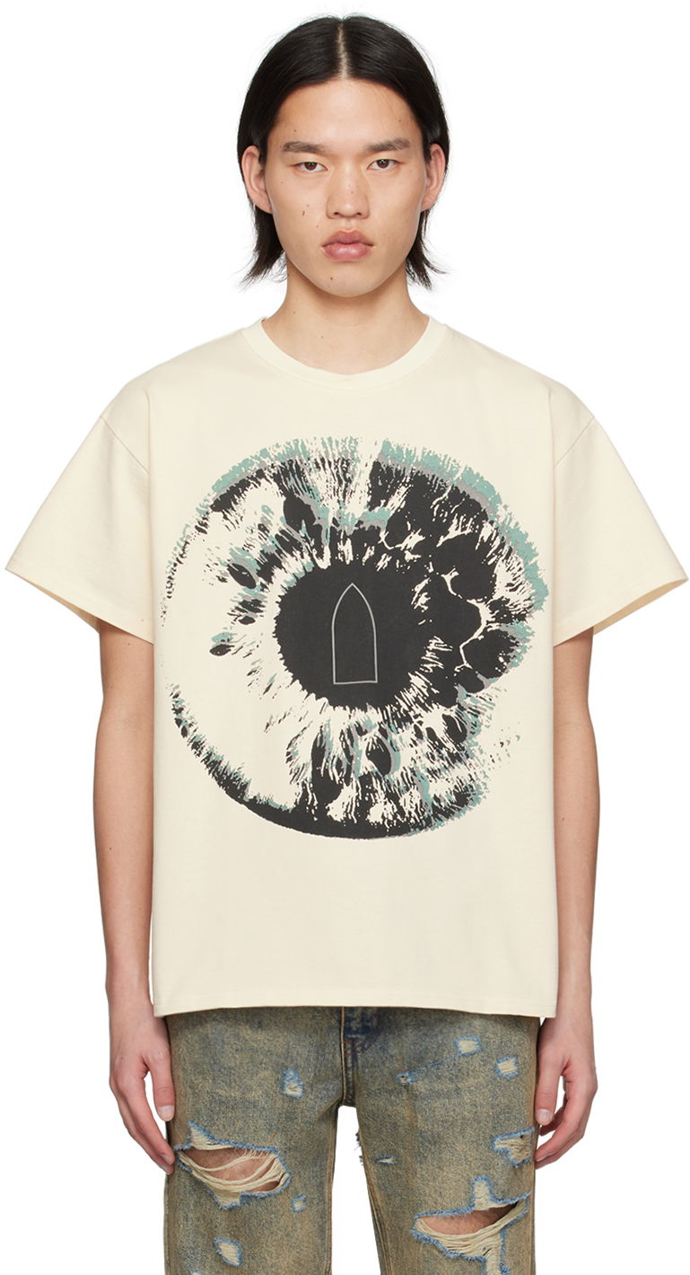 Тениска Who Decides War Eye Graphic T-Shirt Бежово | 1110150018SS24