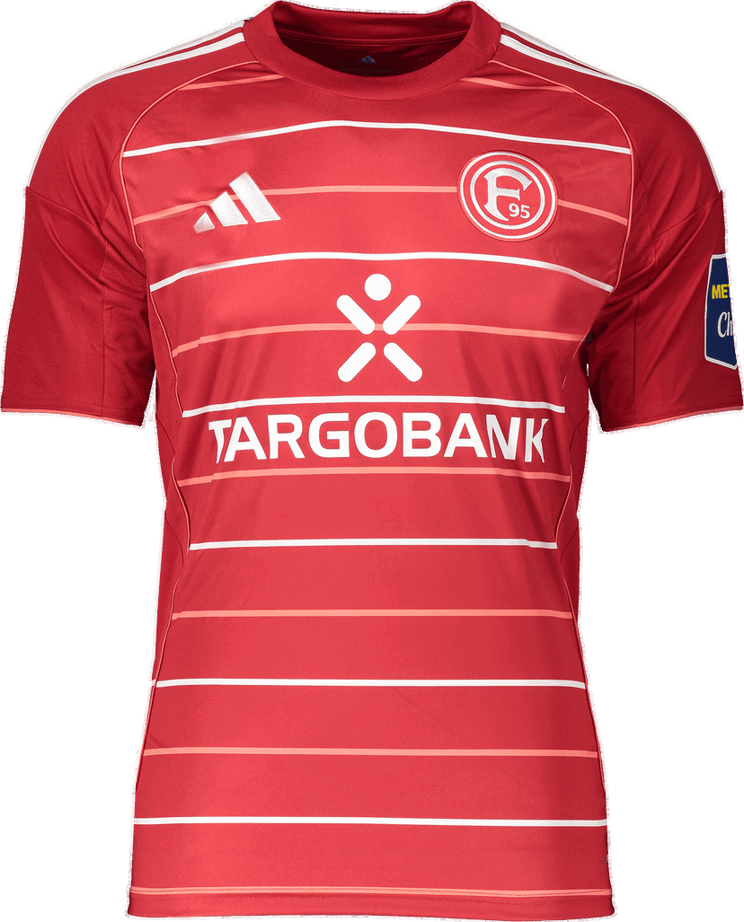 Фланелка adidas Originals Fortuna Düsseldorf Home Jersey 2025/2026 Kids Червено | 6f95jd7417