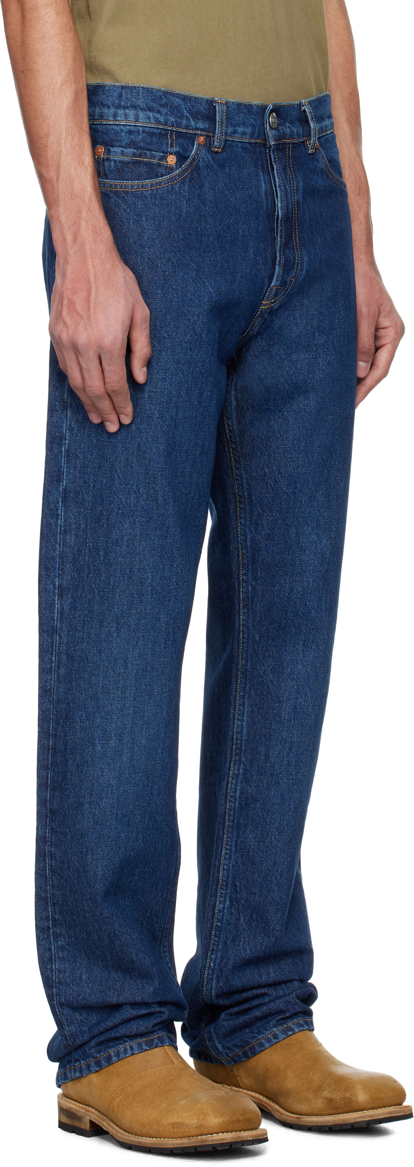 Дънки OUR LEGACY Our Legacy First Cut Jeans Синьо | M2255FEB, 1