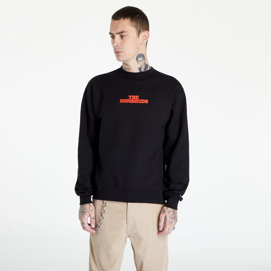 Суитчър THE HUNDREDS Bright Ideas Crewneck Sweatshirt Черно | T22F202038 BLK, 0