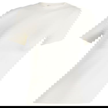 Тениска SKIMS Cotton Jersey T-Shirt Бяло | AP-TSH-0638-MARBLE, 1