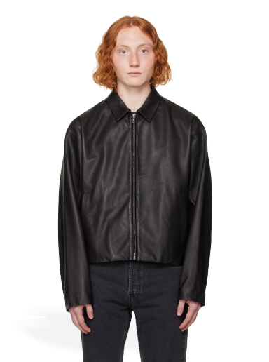 Яке John Elliott Zip Leather Jacket Черно | I107J5010I