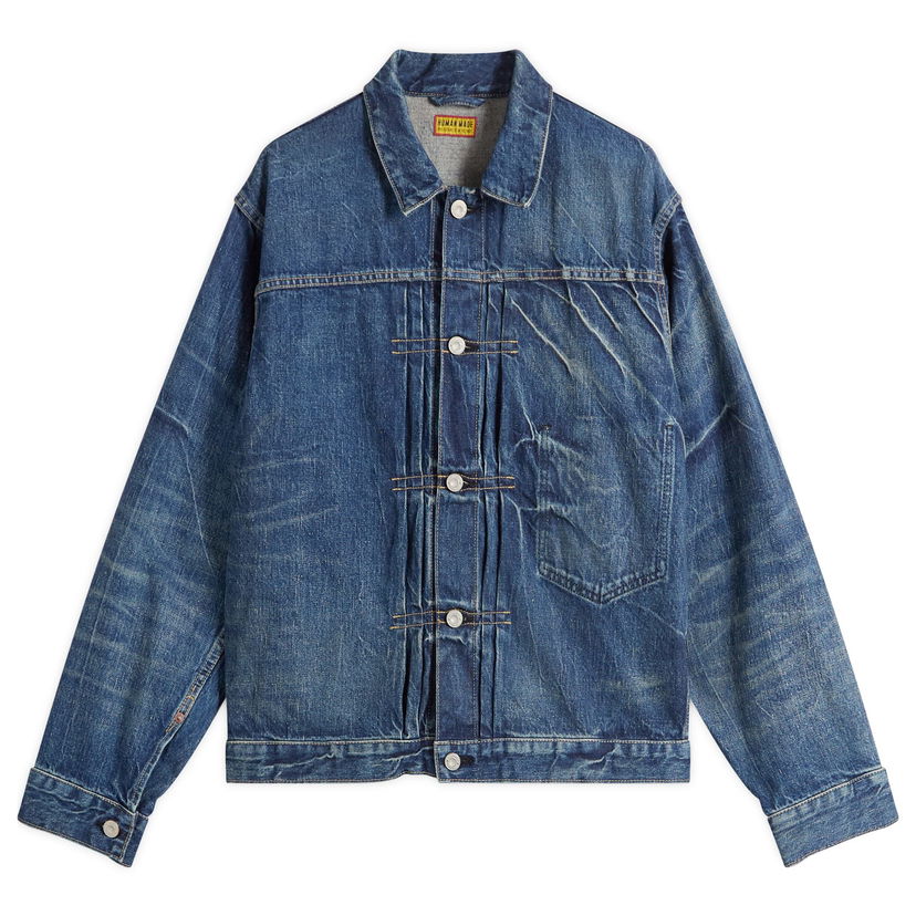 Яке Human Made Human Made Future Denim Work Jacket, Size Large Синьо | HM30JK002-IND