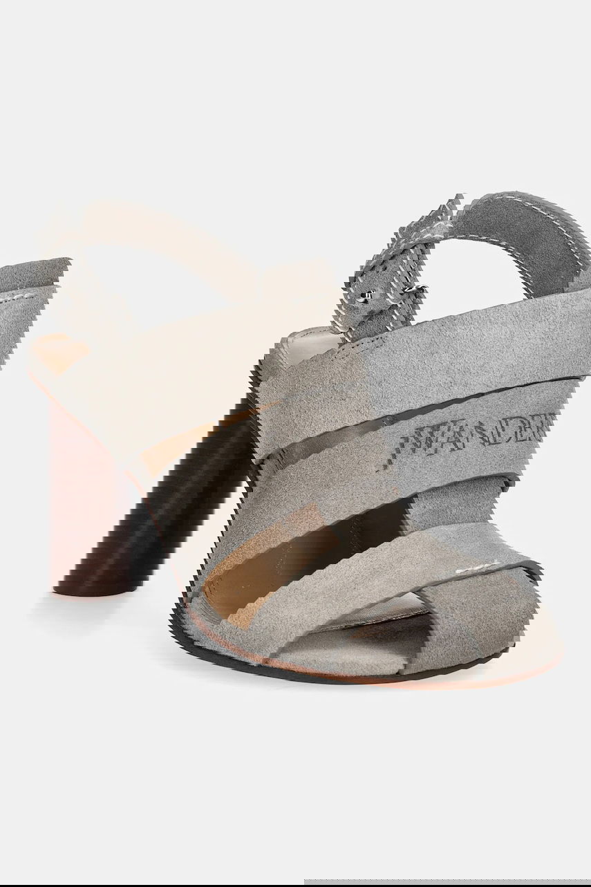 Кецове и обувки JW Anderson JW Anderson Suede Heeled Sandals Сиво | SN0097.LA0359.929, 0