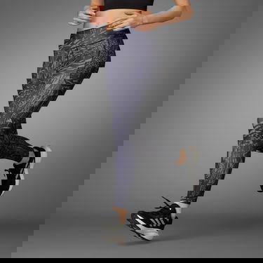 Клинове adidas Originals Daily Run Icons Print 7/8 Leggings Тъмно синьо | HY2903, 0
