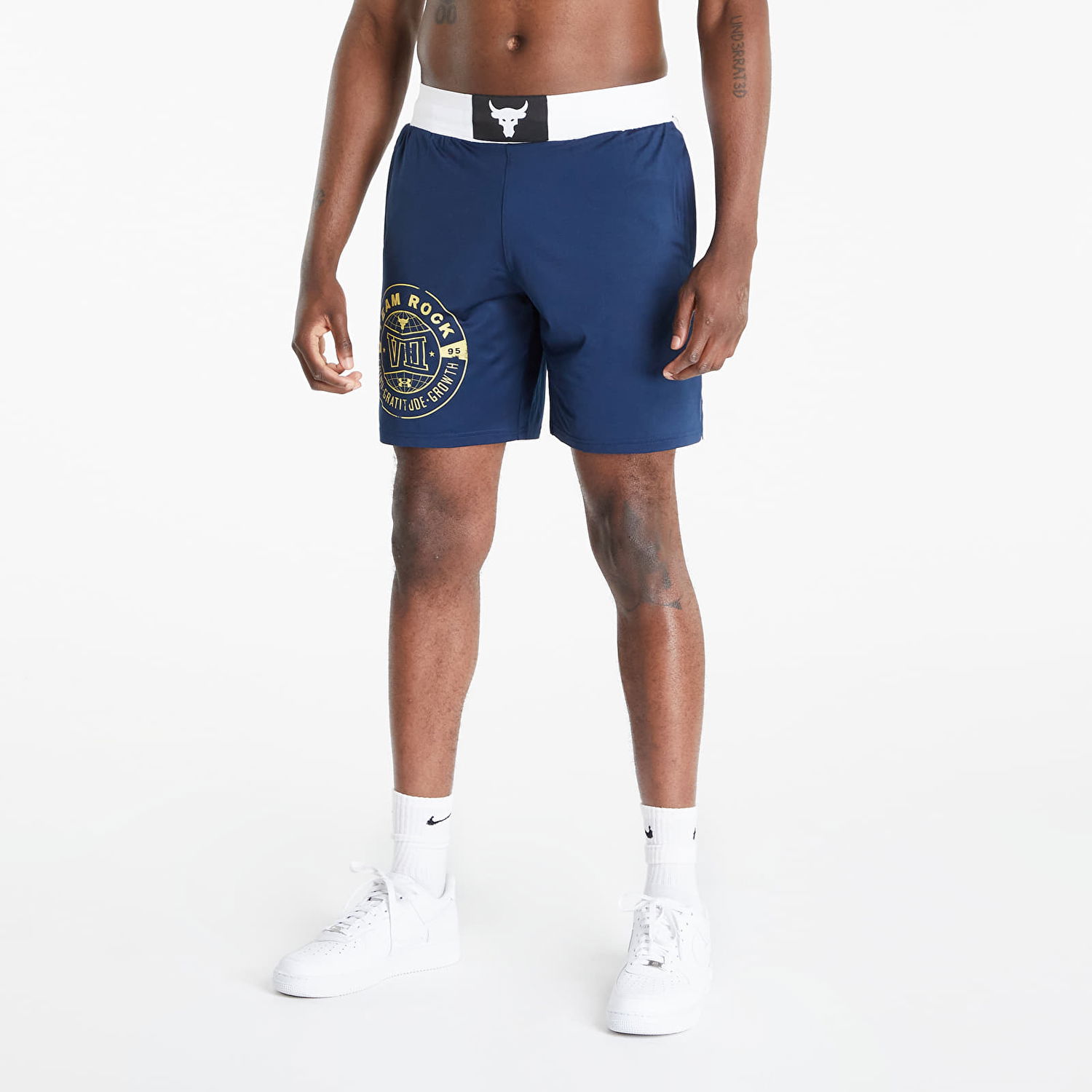 Къси панталони Under Armour Project Rock Boxing Shorts Тъмно синьо | 1370451-408, 1