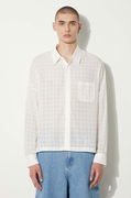 STAMPD Cropped Oversized Buttondown Shirt
