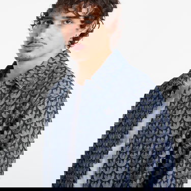 Риза adidas Performance Denim Monogram Shirt Jacket Синьо | KD0397, 1