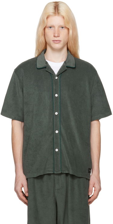 Риза rag & bone Rag & Bone Avery Resort Shirt Зелено | MBC23HT014ZM14, 0