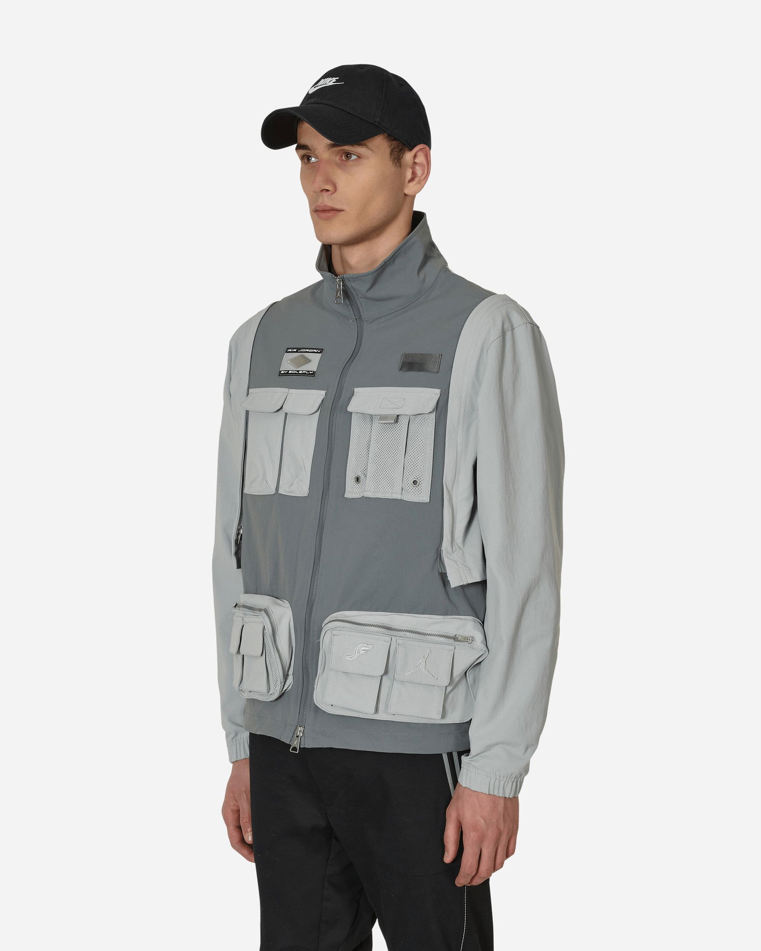 Ветровка Jordan SoleFly x Jacket Сиво | DV7515-077, 1