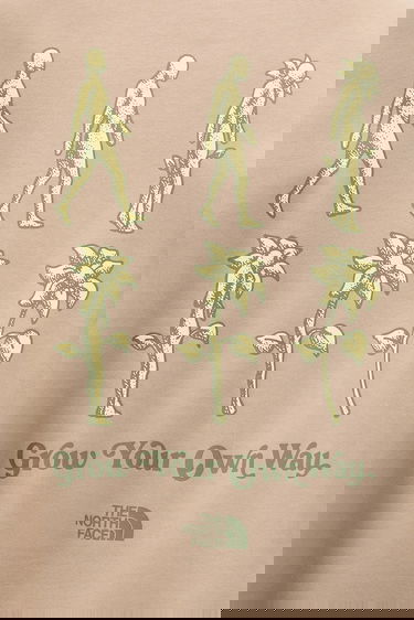 Суитчър The North Face Connect Relaxed Grow Your Own Way Graphic Print Sweatshirt Бежово | NF0A8E3ZBOX1, 4