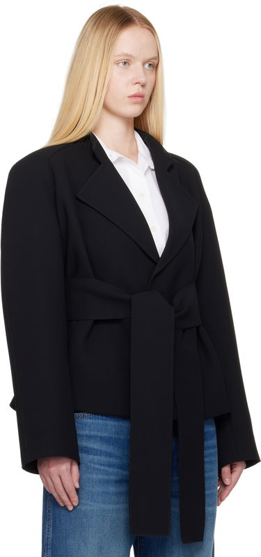 Яке Khaite KHAITE Edith Belted Jacket Черно | 61814114, 1
