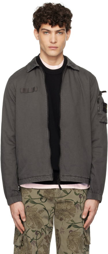 Яке Stone Island Stone Island Organic Broken Twill 'OLD' Jacket Сиво | K1S15 1200003 S0004, 0