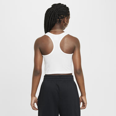 Съкратен топ Nike Crop Top Бяло | FZ5551-100, 3
