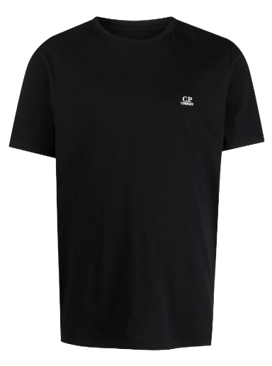 Тениска C.P. Company 30/1 Jersey Small Logo T-shirt Черно | 12CMTS046A005100W