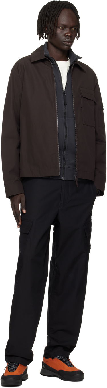 Яке Stone Island Stone Island Weatherproof Canvas Overshirt Кафяво | K2S15 1200018 S00F1, 4
