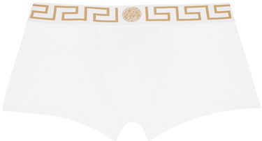 Боксерки Versace Three-Pack Greca Border Boxers Бяло | AU10326_A232741, 1