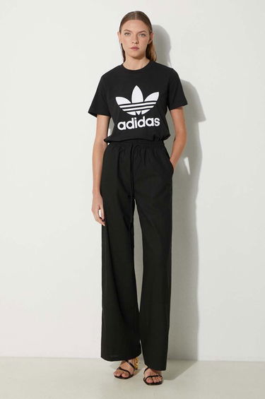 Тениска adidas Originals Adicolor Classics Trefoil Tee Черно | GN2896, 4