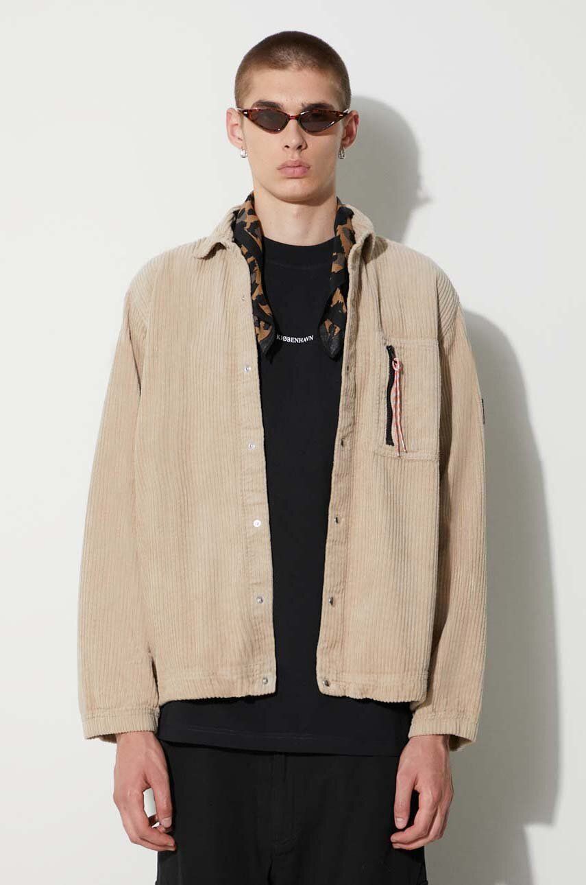 Риза Aries Corduroy Overshirt Бежово | FUAR40600, 0