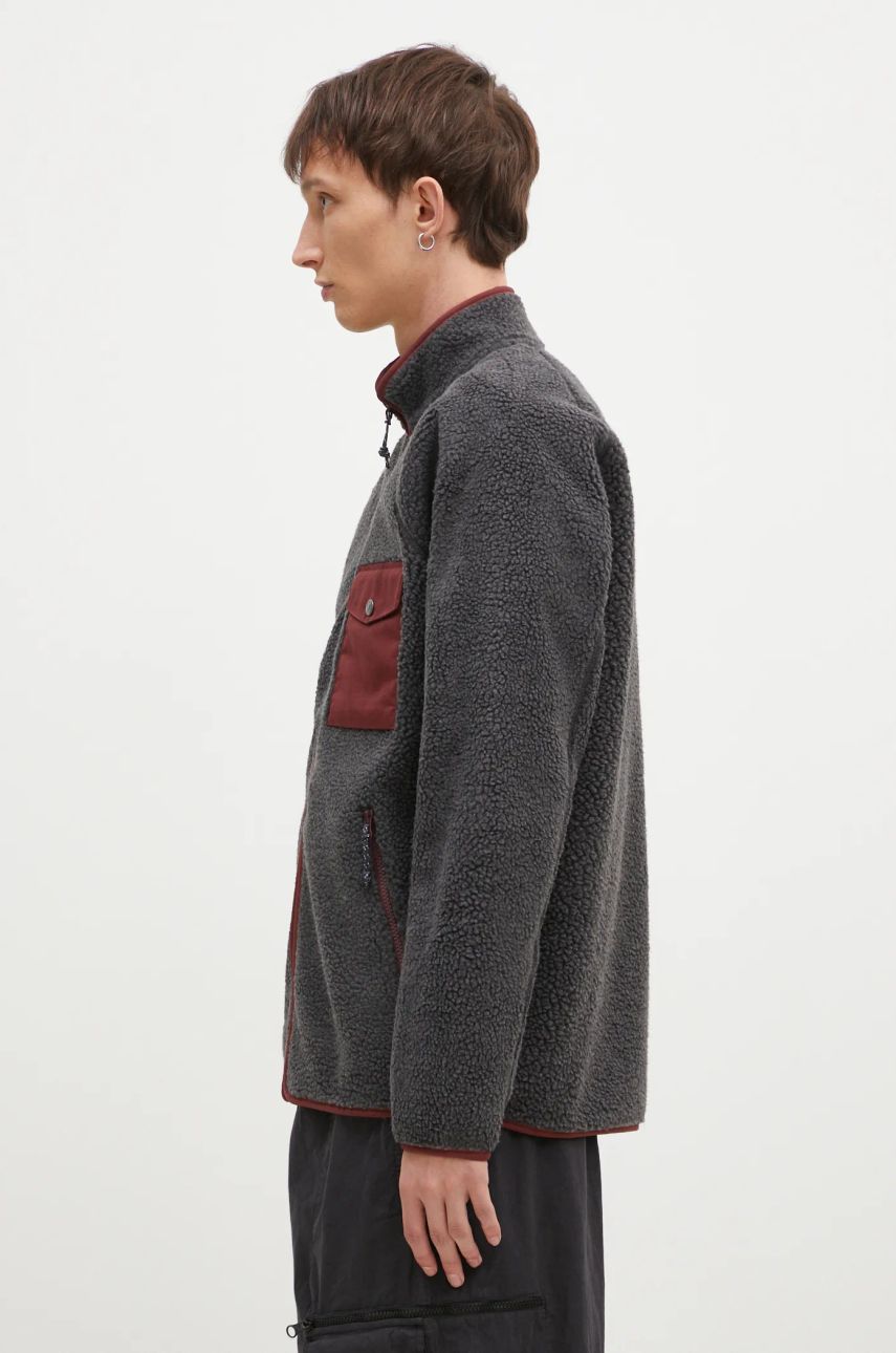 Суитчър FJÄLLRÄVEN Pile Fleece Jacket With Chest Pocket Сиво | F84158.030.352, 1