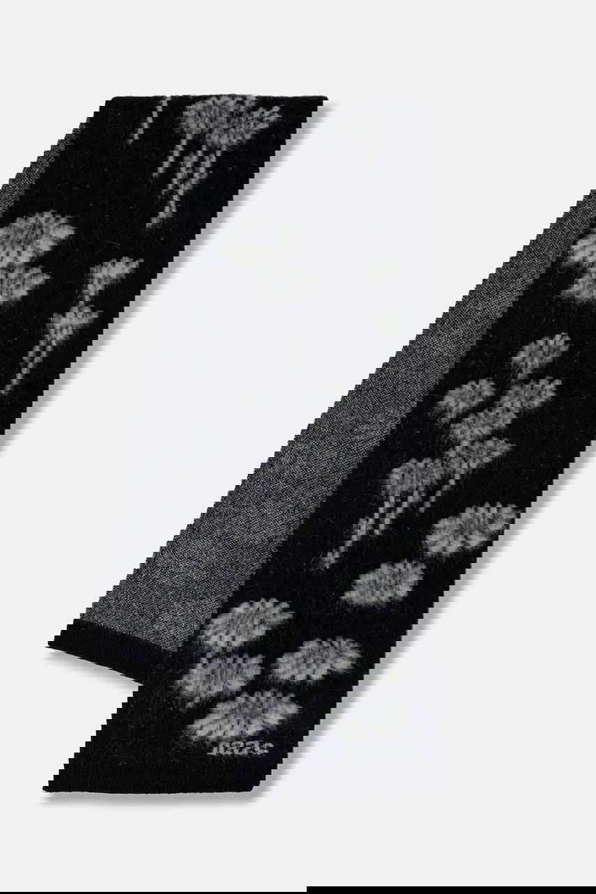 Шал 032C Wool Blend Scarf Melting Daisies Черно | F25.UAK.3331.000, 0