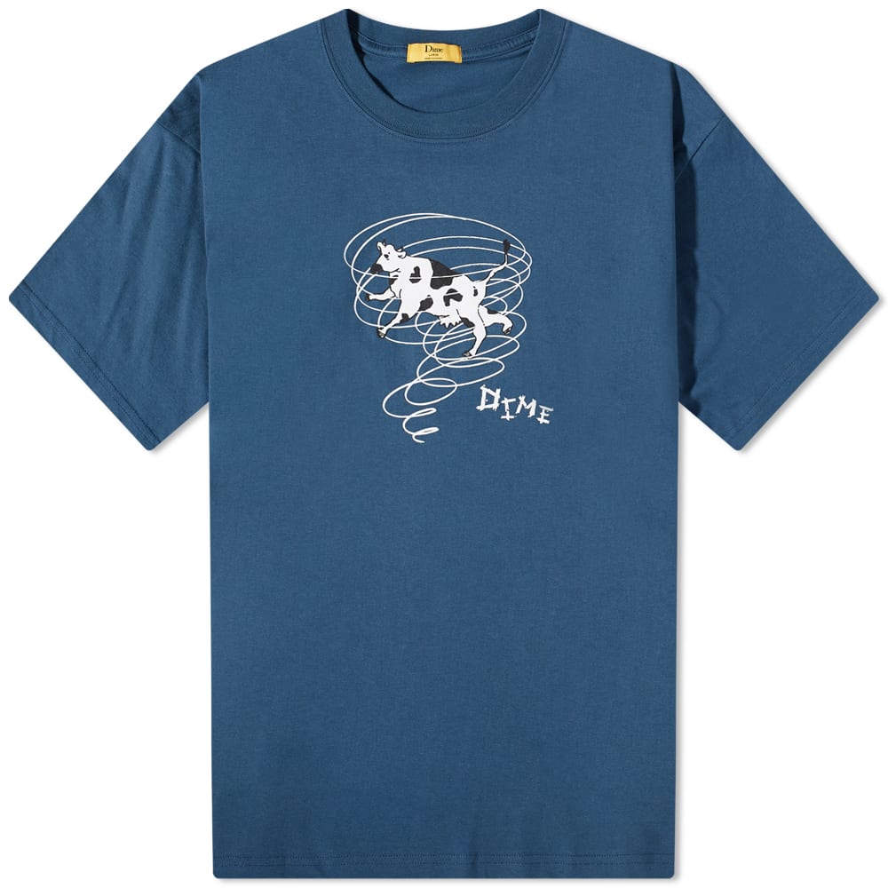 Тениска Dime Twister Tee Тъмно синьо | DIMED2F15IND, 0