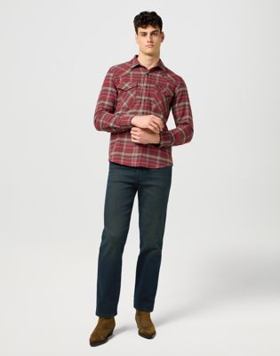 Дънки Wrangler Texas Medium Stretch Straight Jean 42 x34 Синьо | 112370858:42:34, 2