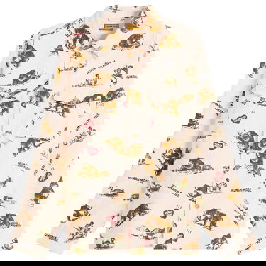 Риза Human Made Bear and Duck Pattern Flannel Shirt Розово | HM30SH011-WHT, 1