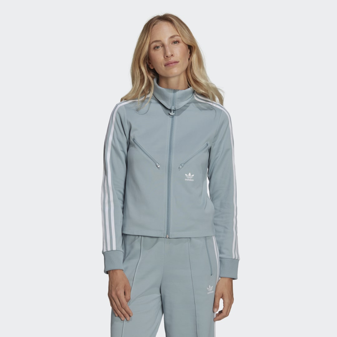 Суитчър adidas Originals Adicolor Classics Hoodie Тюркоазено | HC1924, 0