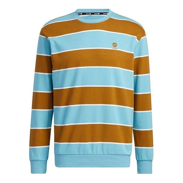 Пуловер adidas Originals Essentials Striped Sweatshirt Синьо | IA4960