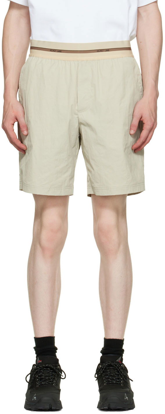 Къси панталони Helmut Lang Designer Nylon Shorts Бежово | M05HM205, 0