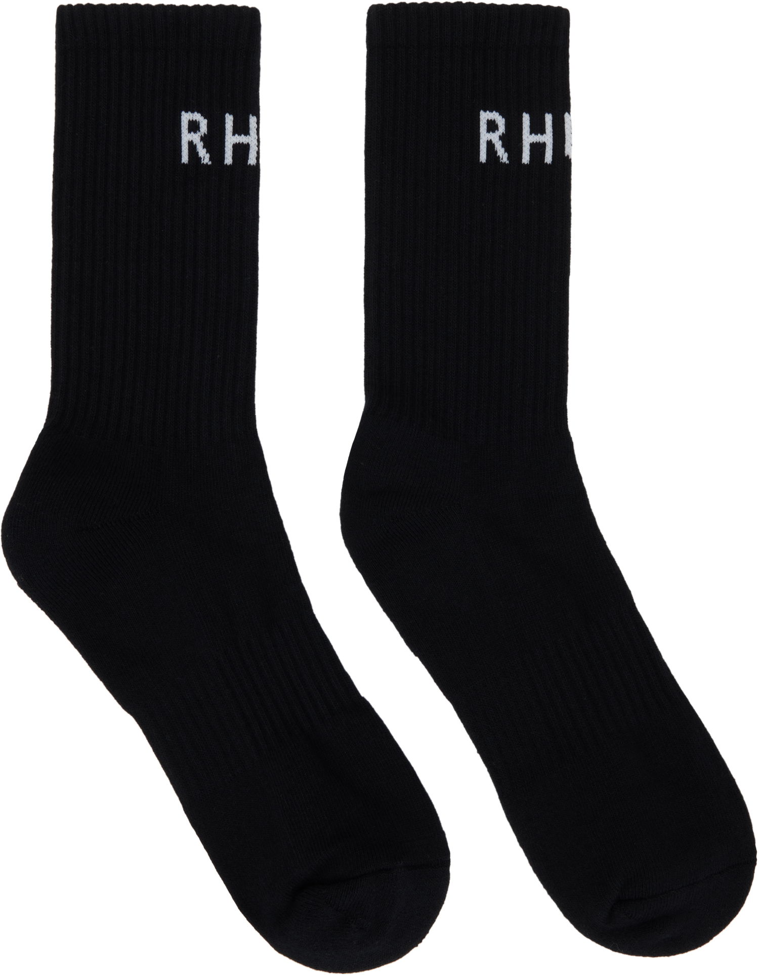 Чорапи Rhude Rhude Classic Logo Socks Черно | RHSS25SO08227, 0
