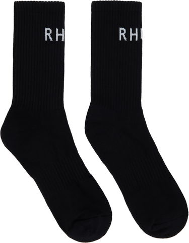 Чорапи Rhude Rhude Classic Logo Socks Черно | RHSS25SO08227, 0