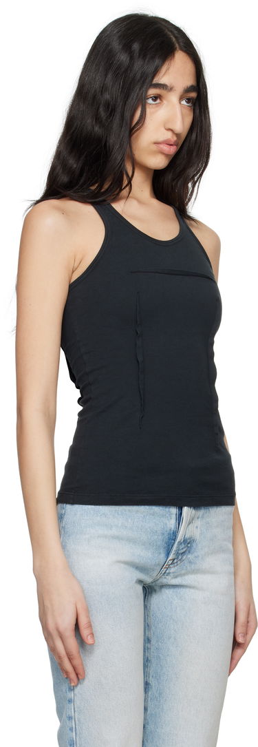 Потник Maison Margiela MM6 Maison Margiela Heavy Cotton Jersey Tank Top Черно | S62NL0051 M20108, 1