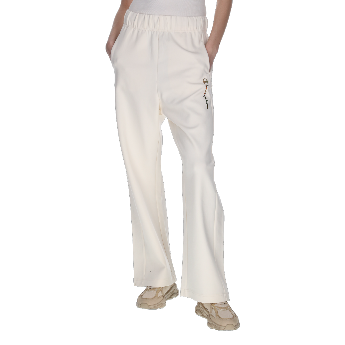 Панталони Champion Elasticated Waist Straight Hem Pants Бяло | 118251-WW011, 0
