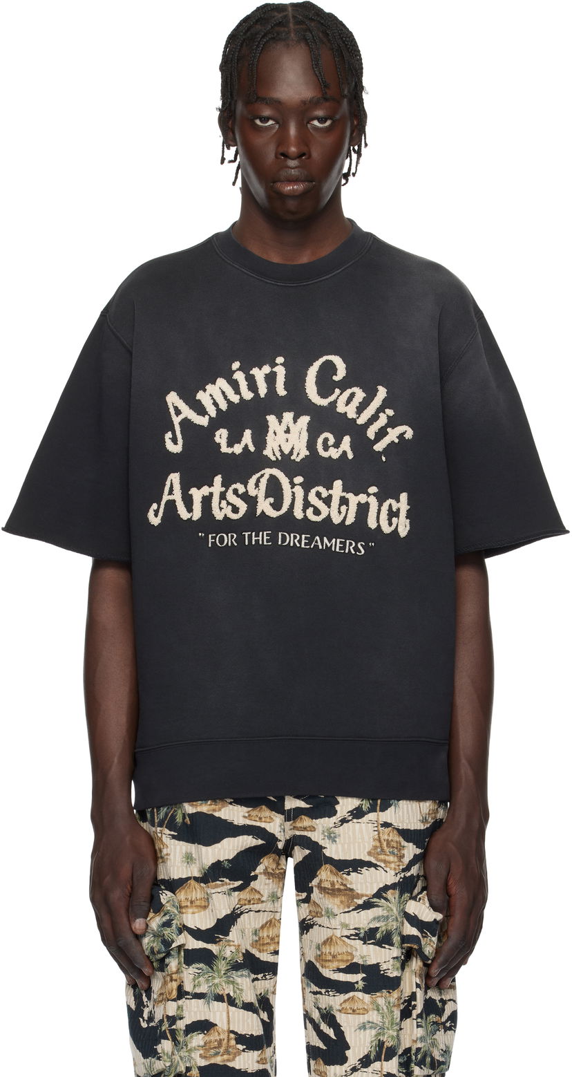 Суитчър AMIRI 'Arts District' Short Sleeve Graphic T-Shirt Черно | AMJYCW1055