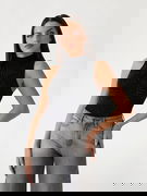 Sleeveless Rhinestone Top