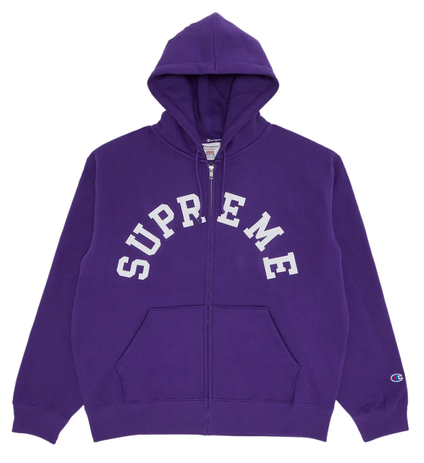 Суитчър Supreme Champion Zip Up Hooded Sweatshirt Purple Лилаво | SS24SW37 PURPLE, 0